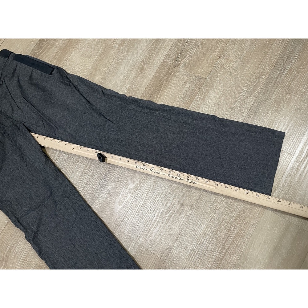 Zara Man Pants Mens 34x32 Gray Dress Trousers Straight Leg Modern Fit Stretch - Picture 5 of 7